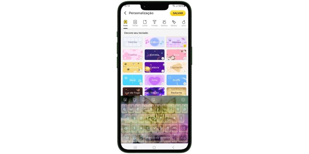 WhatsApp com tema de gato