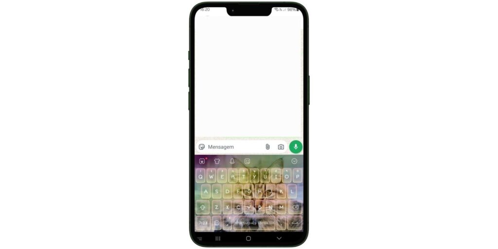 WhatsApp com tema de gato