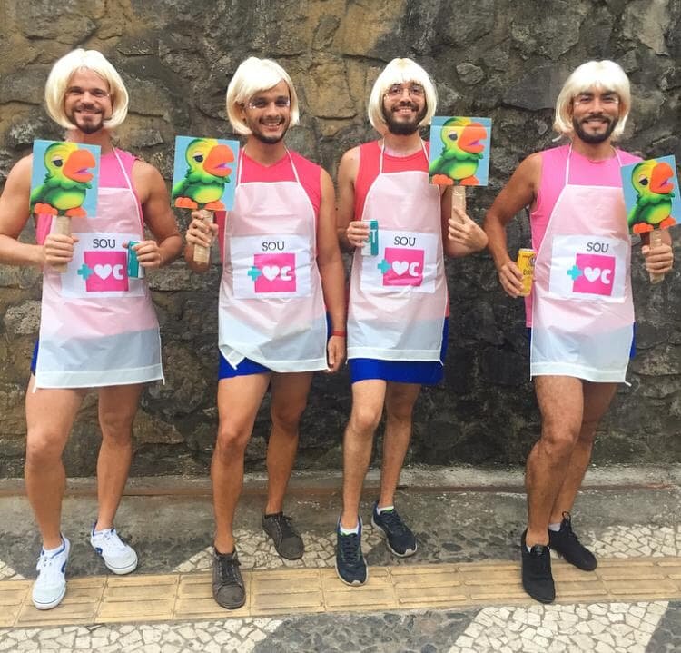 Fantasias de Carnaval diferentes