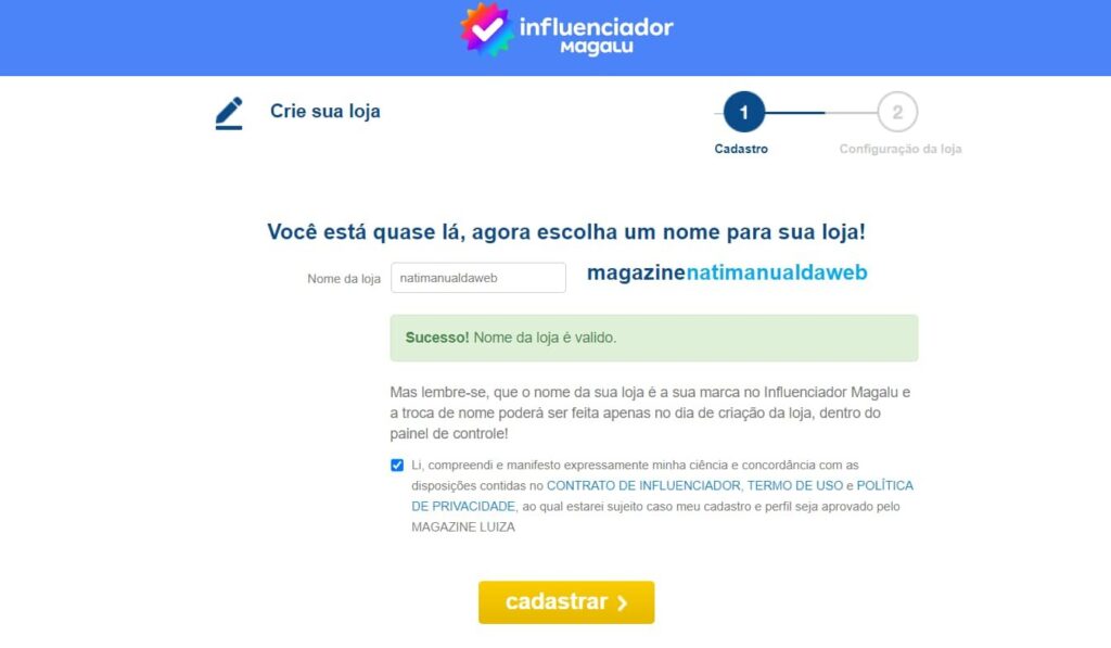 Parceiro Magalu: crie sua loja virtual na Magazine Luiza 6 Parceiro Magalu