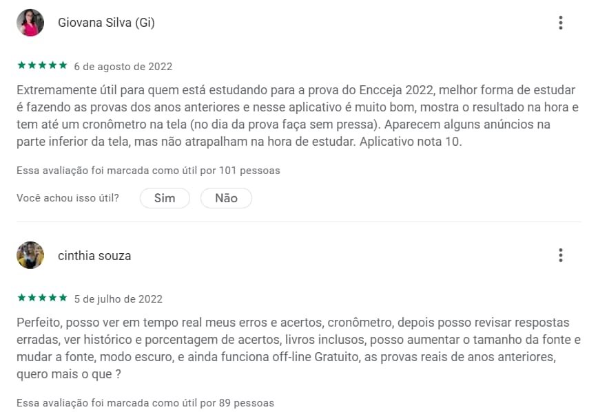 Simulados do Encceja