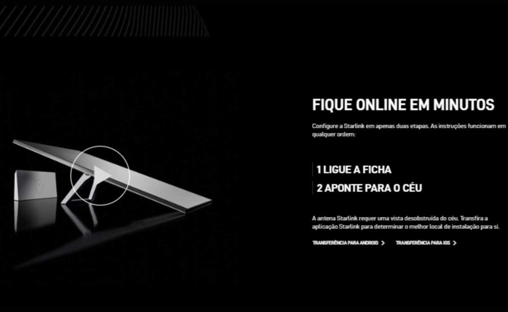Preço da internet Starlink