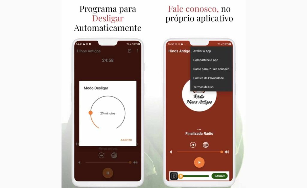 Aplicativo de rádio de hinos evangélicos antigos para escutar no celular 3 Hinos evangélicos antigos
