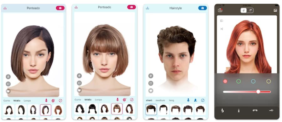 Simulador para corte de cabelo