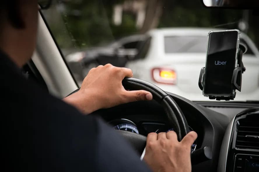 Funções de segurança no app Uber