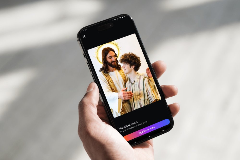 Vídeo abraçando Jesus