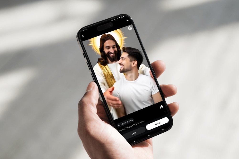 Vídeo abraçando Jesus