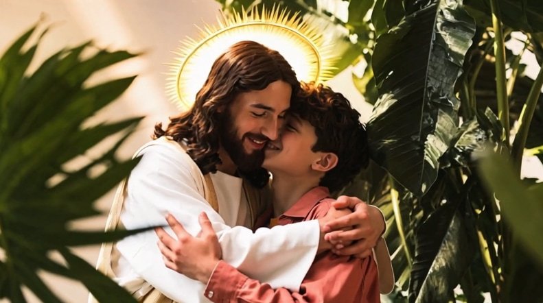 Vídeo abraçando Jesus