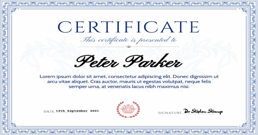 Online Certifications