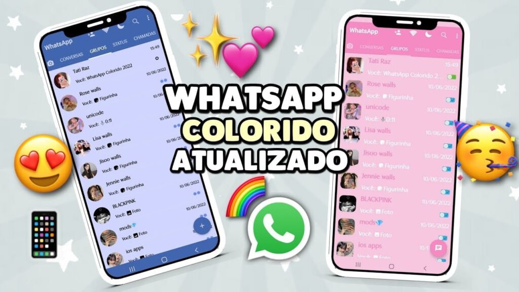 WhatsApp colorido