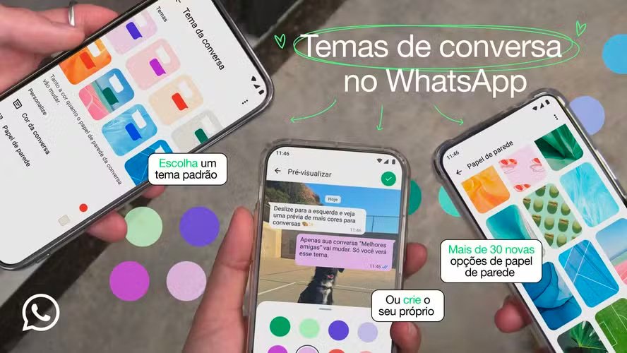WhatsApp colorido