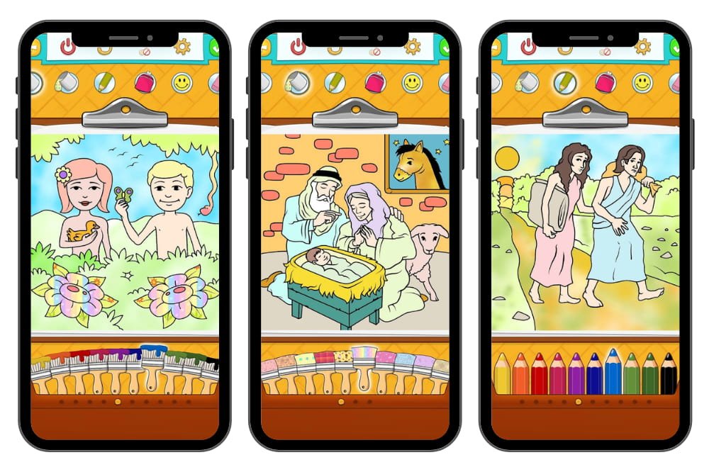 Desenhos bíblicos para colorir