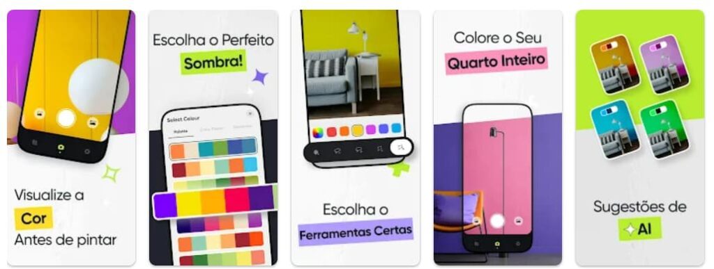 Cores para pintura de parede