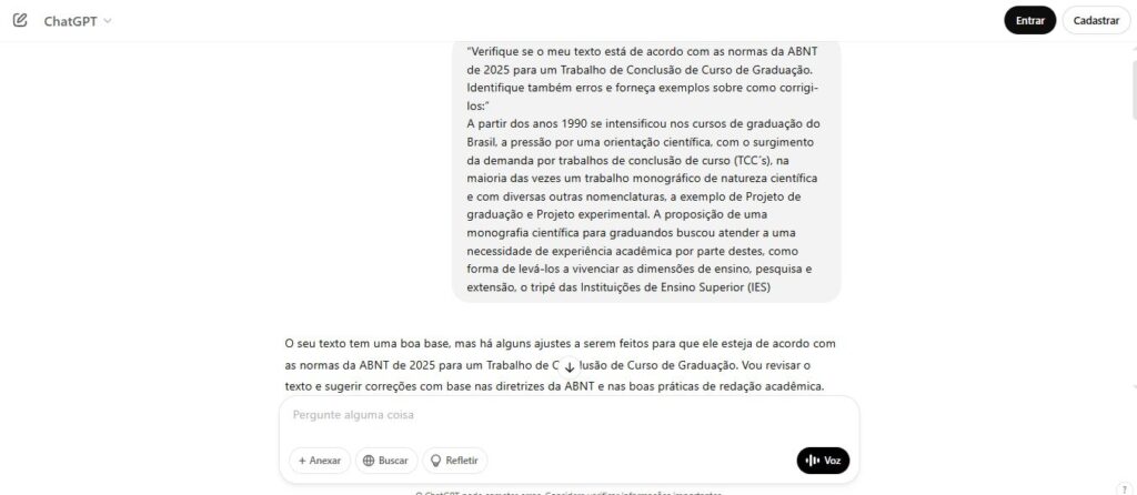 5 prompts do ChatGPT para o TCC: veja como a IA pode ajudar 3 Prompts do ChatGPT para o TCC