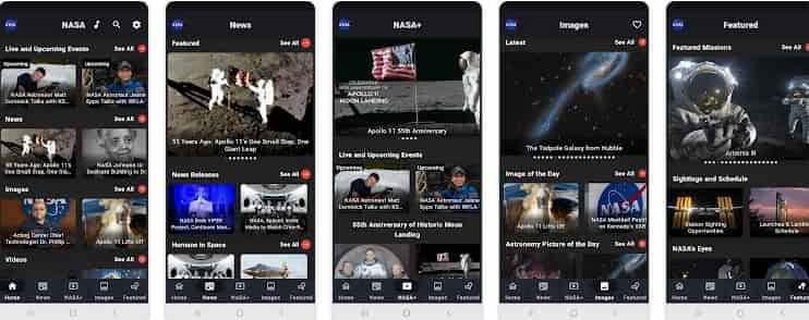 Aplicativo da NASA