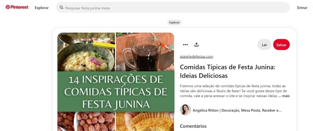 Comidas para festa junina
