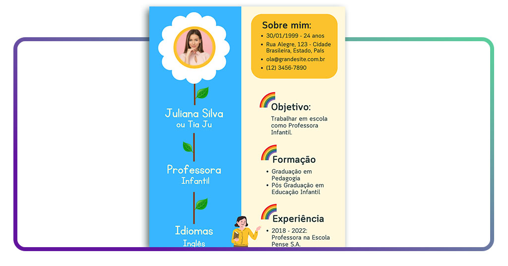 Criar um currículo profissional