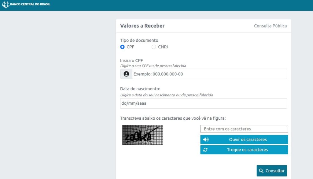 Receber valores de cotas de consórcio