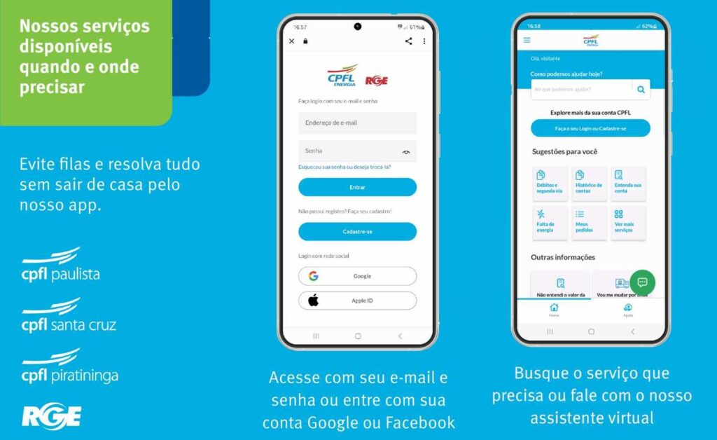 Conta de luz da CPFL Energia