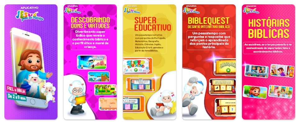 App Jesus para as crianças