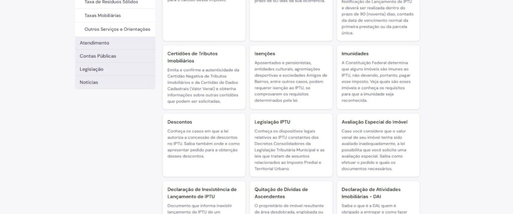 Direito à isenção no IPTU 2025