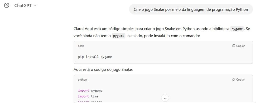 Prompts para testar no ChatGPT