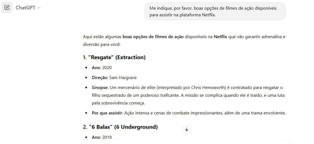 Prompts para testar no ChatGPT