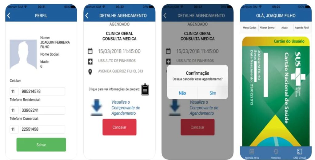 Resultados de exames feitos em São Paulo