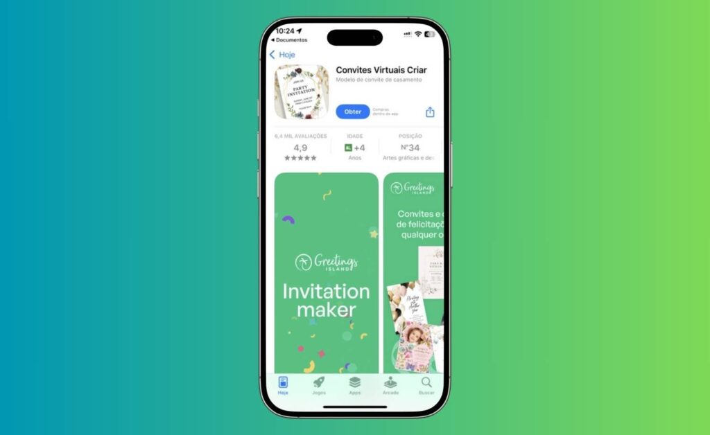Aplicativos para fazer convite de aniversário