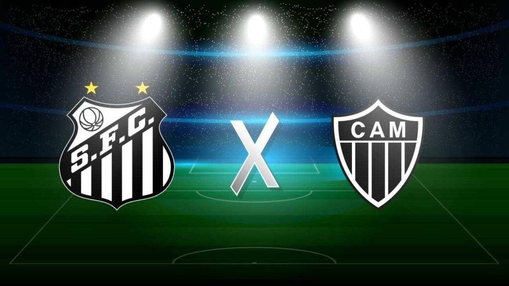 Santos x Atlético MG hoje