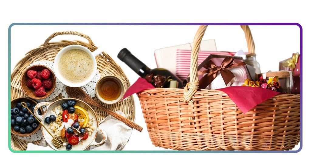 Cesta de café para o Dia das Mães