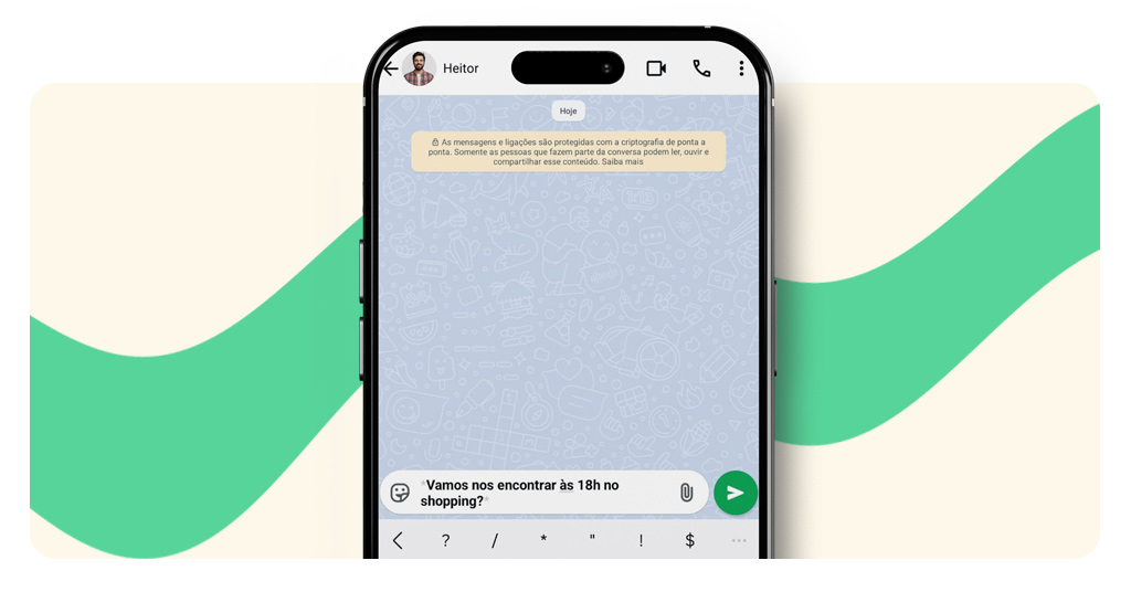 Formatação de texto do WhatsApp