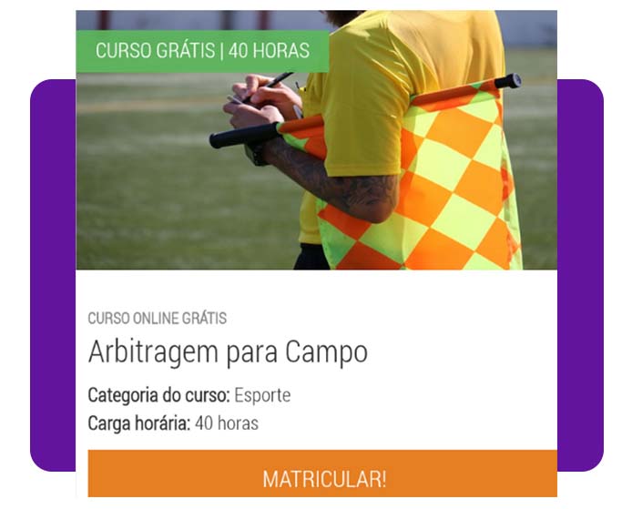 Curso de Árbitro de Futebol