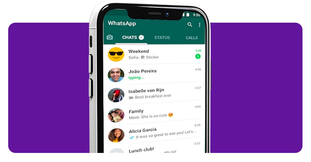 WhatsApp clonado