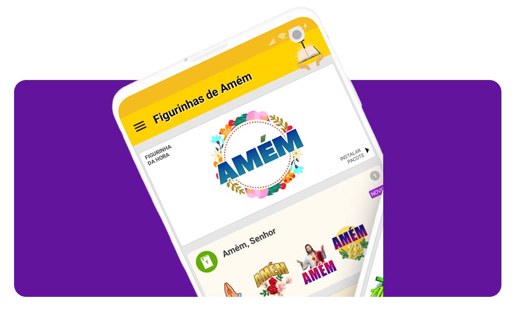 Figurinhas de Amém