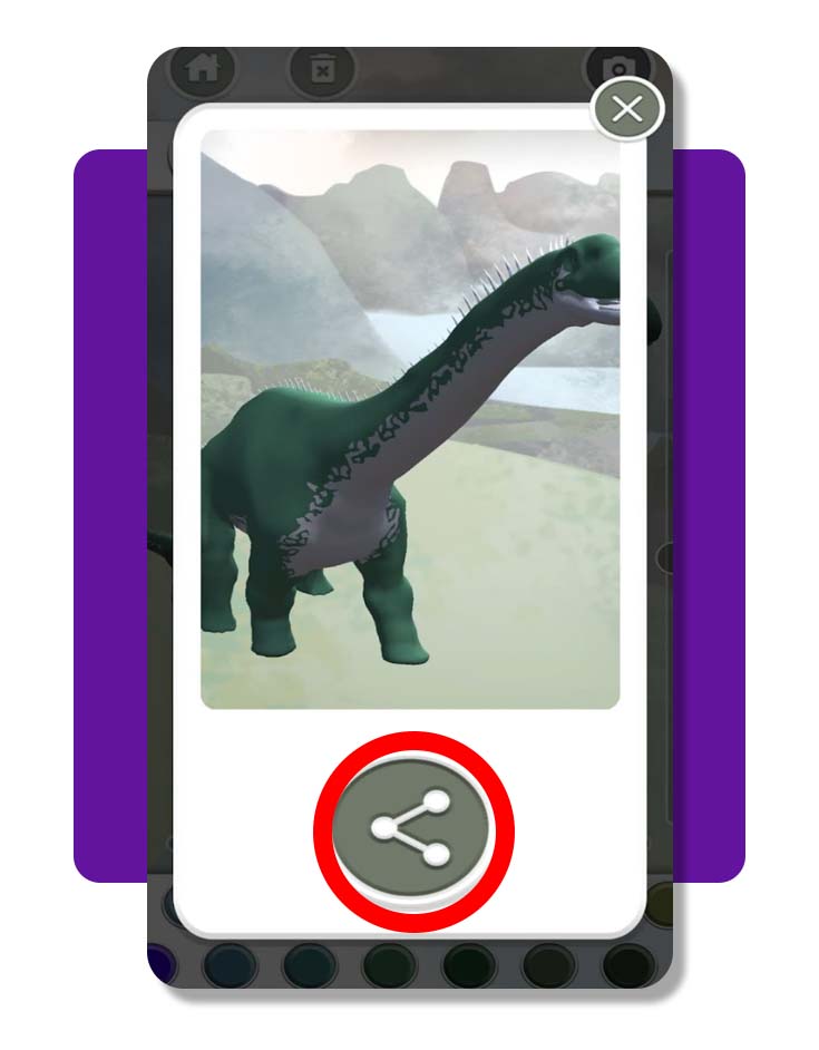 Dinossauro para colorir