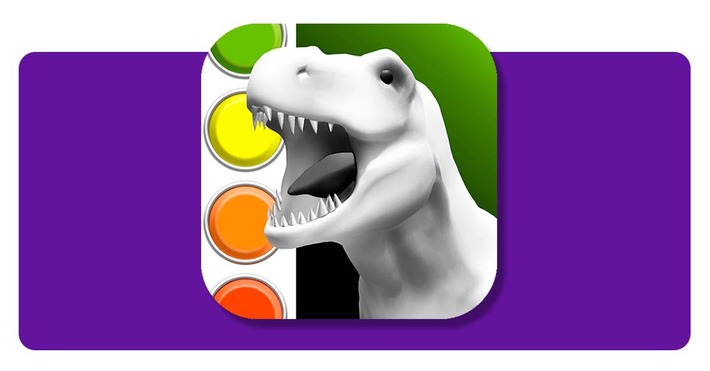 Dinossauro para colorir