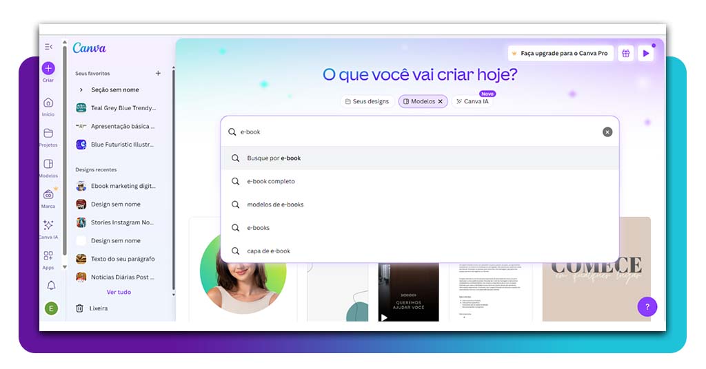 Criar um e-book profissional