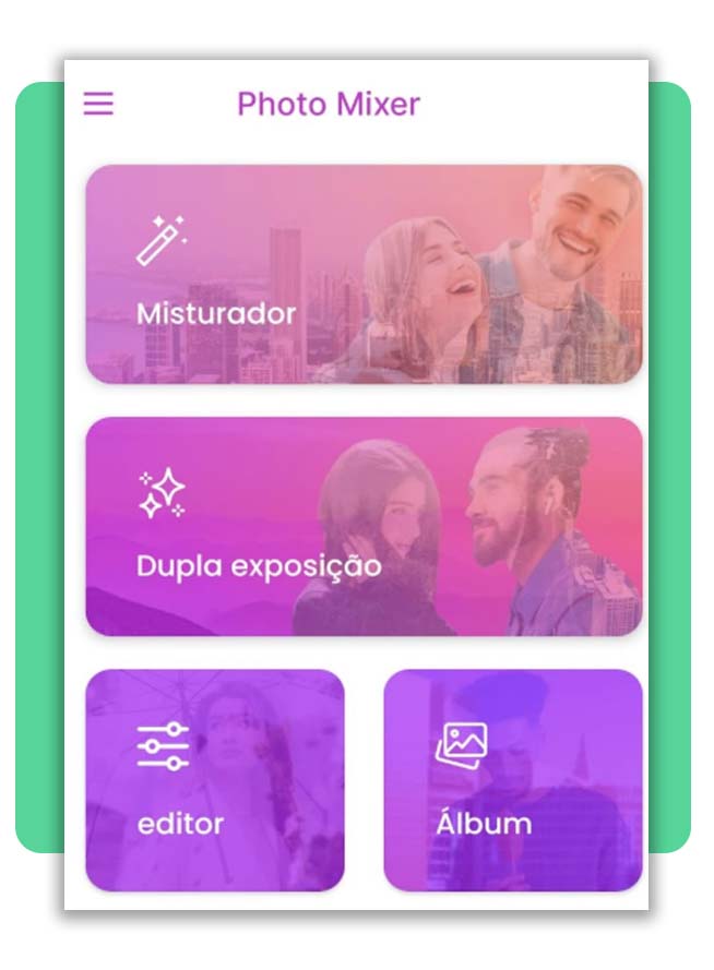 Juntar duas fotos em uma só