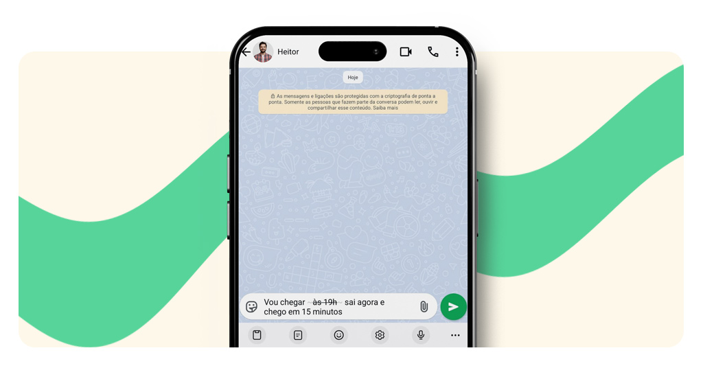 Formatação de texto do WhatsApp