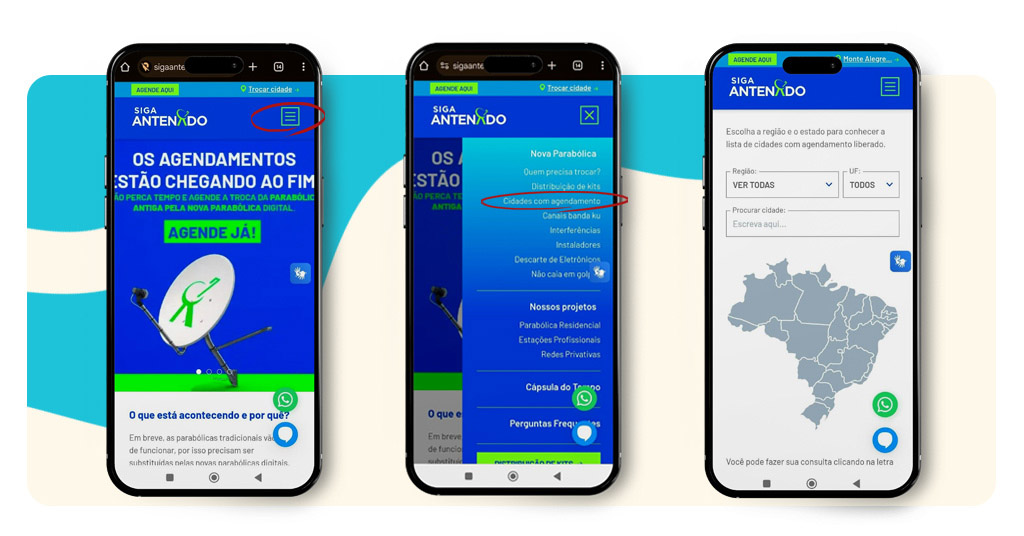 Direito ao kit de antena digital gratuito