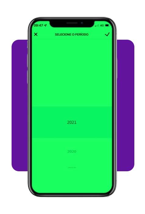Informe de rendimentos do Next