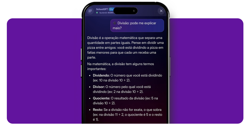 Aplicativo escolar
