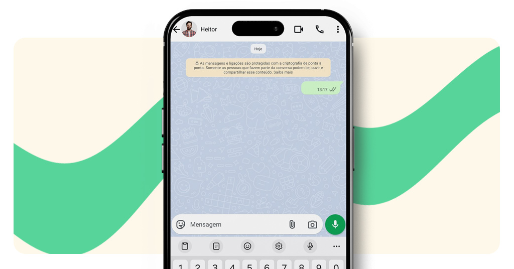 Formatação de texto do WhatsApp