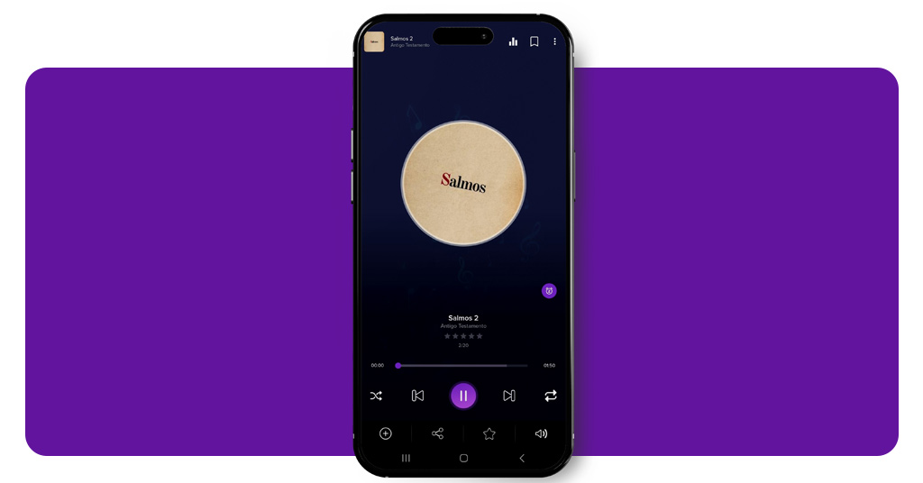 Bíblia Sagrada falada em áudio: ore direto pelo celular 9 Bíblia Sagrada falada em áudio