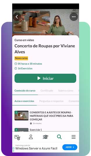Curso de Conserto de Roupas