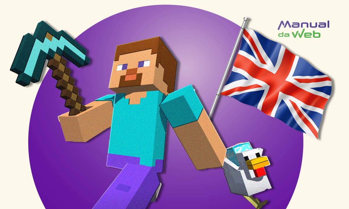 Aprender inglês no Minecraft