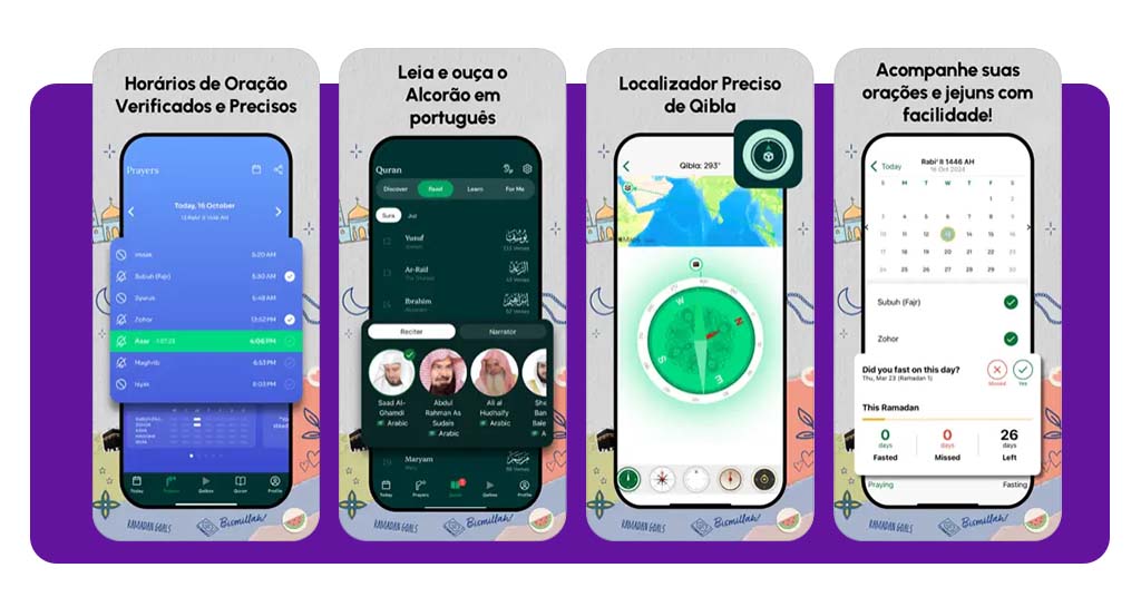 Aplicativo para ler o Alcorão
