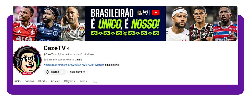 Jogos do Brasileirão na CazéTV