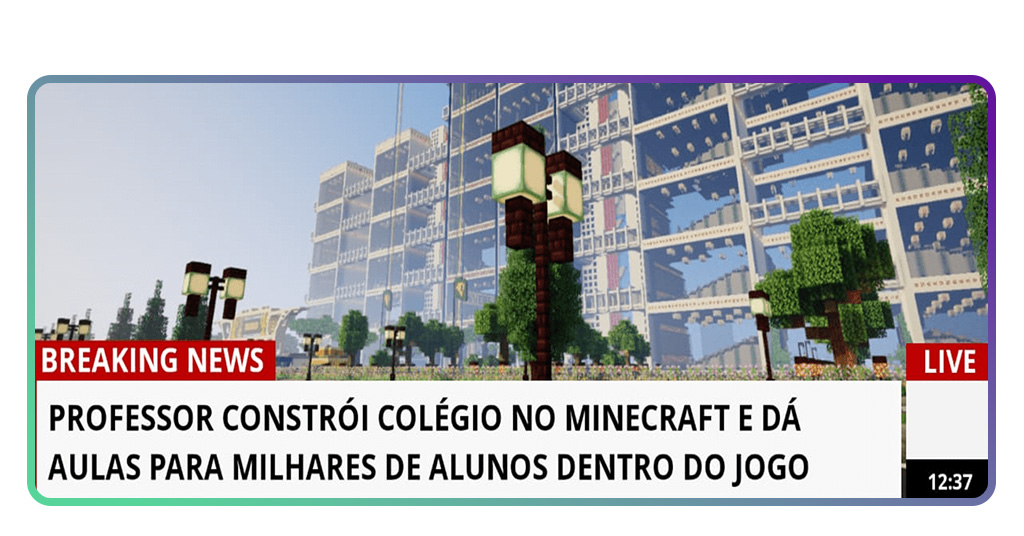 Escola no Minecraft